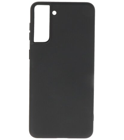 2.0mm Dikke Fashion Backcover Telefoonhoesje voor Samsung Galaxy S21 Plus - Zwart