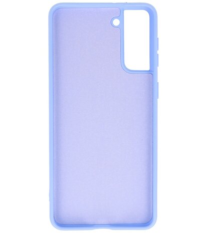 2.0mm Dikke Fashion Backcover Telefoonhoesje voor Samsung Galaxy S21 Plus - Paars