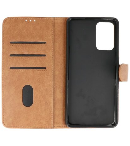 Booktype Wallet Case Telefoonhoesje voor Samsung Galaxy A72 5G - Bruin