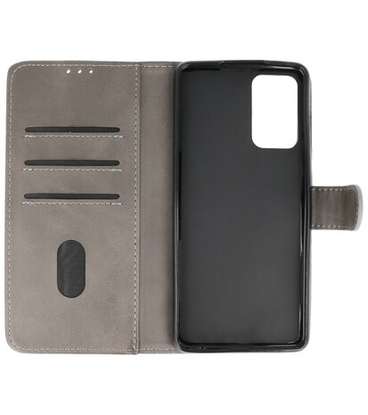 Booktype Wallet Case Telefoonhoesje voor Samsung Galaxy A72 5G - Grijs