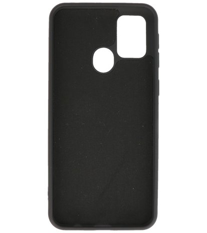2.0mm Dikke Fashion Backcover Telefoonhoesje voor Samsung Galaxy M21 - Zwart