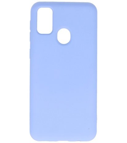 2.0mm Dikke Fashion Backcover Telefoonhoesje voor Samsung Galaxy M21 - Paars