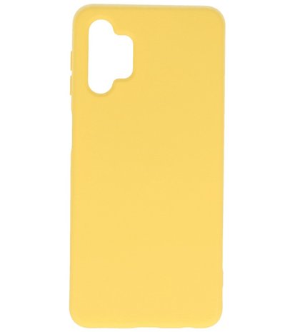 2.0mm Dikke Fashion Backcover Telefoonhoesje voor Samsung Galaxy A32 5G - Geel