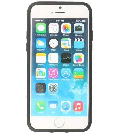 Tough Armor Hardcase Met Standfunctie Hoesje voor iPhone SE 2020 - Zilver