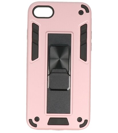 Tough Armor Hardcase Met Standfunctie Hoesje voor iPhone SE 2020 - Roze