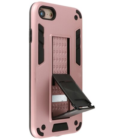 Tough Armor Hardcase Met Standfunctie Hoesje voor iPhone SE 2020 - Roze