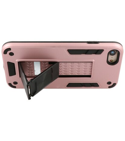 Tough Armor Hardcase Met Standfunctie Hoesje voor iPhone SE 2020 - Roze