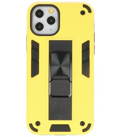 Tough Armor Hardcase Met Standfunctie Hoesje voor iPhone 11 Pro - Geel