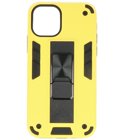 Tough Armor Hardcase Met Standfunctie Hoesje voor iPhone 11 Pro - Geel