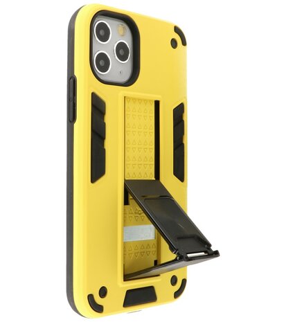 Tough Armor Hardcase Met Standfunctie Hoesje voor iPhone 11 Pro - Geel