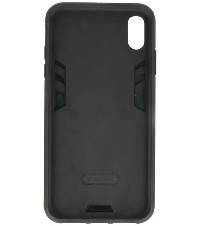 Tough Armor Hardcase Met Standfunctie Hoesje voor iPhone Xs Max - Zwart