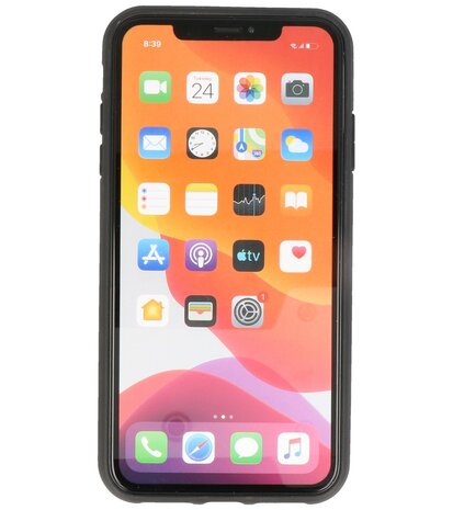 Tough Armor Hardcase Met Standfunctie Hoesje voor iPhone Xs Max - Zwart