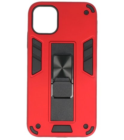 Tough Armor Hardcase Met Standfunctie Hoesje voor iPhone 11 - Rood