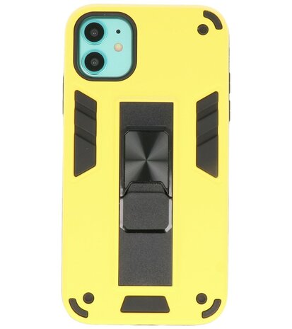 Tough Armor Hardcase Met Standfunctie Hoesje voor iPhone 11 - Geel