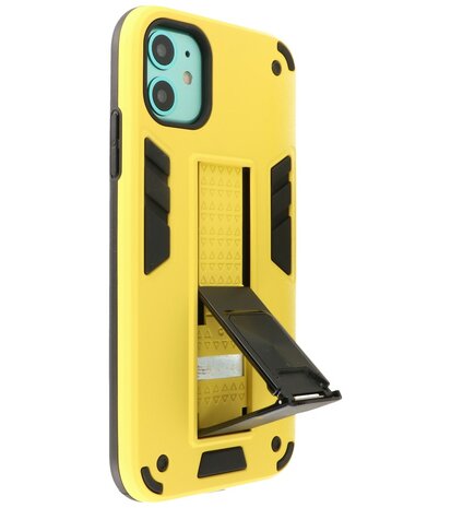 Tough Armor Hardcase Met Standfunctie Hoesje voor iPhone 11 - Geel