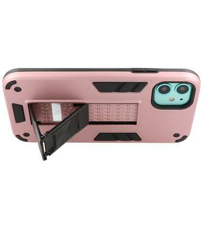 Tough Armor Hardcase Met Standfunctie Hoesje voor iPhone 11 - Roze