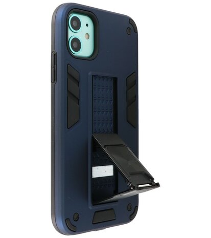 Tough Armor Hardcase Met Standfunctie Hoesje voor iPhone 12 Mini - Navy