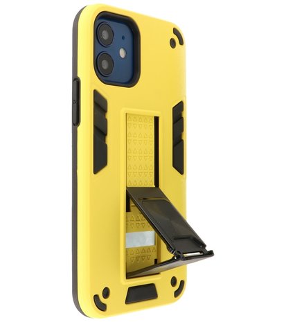 Tough Armor Hardcase Met Standfunctie Hoesje voor iPhone 12 Mini - Geel