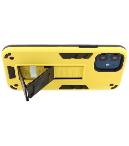 Tough Armor Hardcase Met Standfunctie Hoesje voor iPhone 12 Mini - Geel