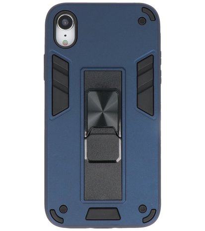 Tough Armor Hardcase Met Standfunctie Hoesje voor iPhone XR - Navy