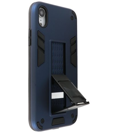 Tough Armor Hardcase Met Standfunctie Hoesje voor iPhone XR - Navy