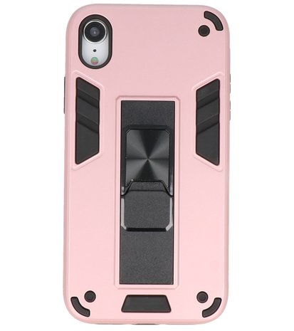 Tough Armor Hardcase Met Standfunctie Hoesje voor iPhone XR - Roze