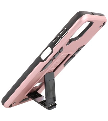 Tough Armor Hardcase Met Standfunctie Hoesje voor Samsung Galaxy A12 - Roze