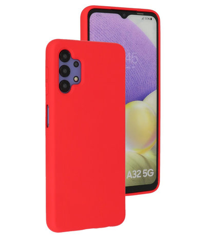 2.0mm Dikke Fashion Backcover Telefoonhoesje voor Samsung Galaxy A32 5G - Rood