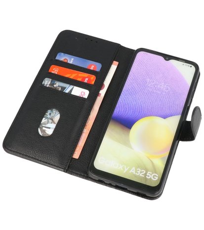 Booktype Wallet Case Telefoonhoesje voor Samsung Galaxy A32 5G - Zwart