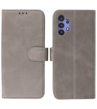 Booktype Wallet Case Telefoonhoesje voor Samsung Galaxy A32 5G - Grijs