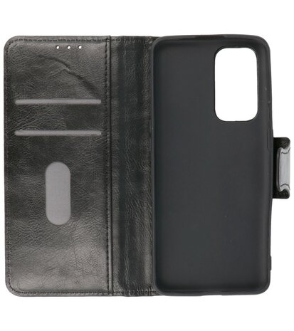 Portemonnee Wallet Case Hoesje voor OnePlus 9 - Zwart