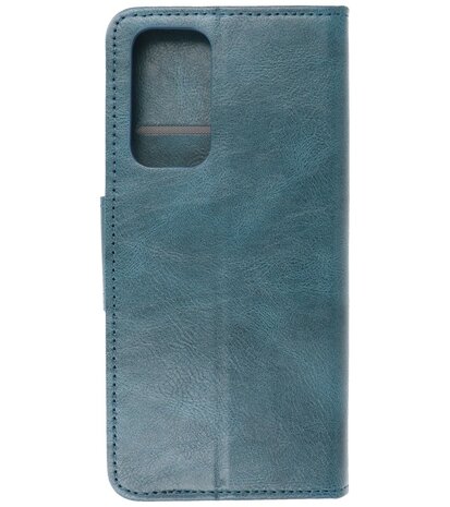 Portemonnee Wallet Case Hoesje voor OnePlus 9 - Blauw