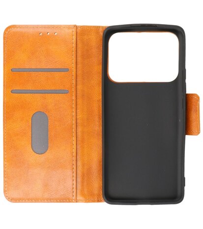 Portemonnee Wallet Case Hoesje voor Xiaomi Mi 11 Ultra - Bruin