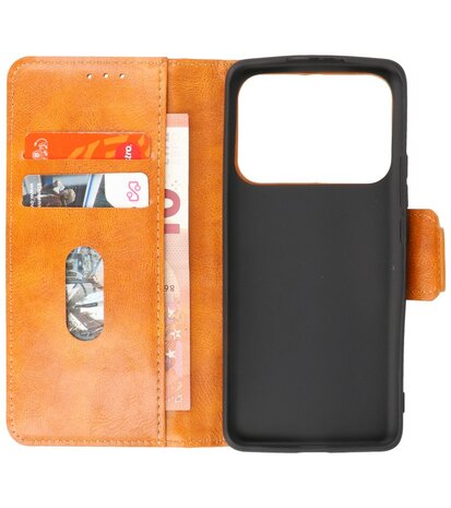 Portemonnee Wallet Case Hoesje voor Xiaomi Mi 11 Ultra - Bruin