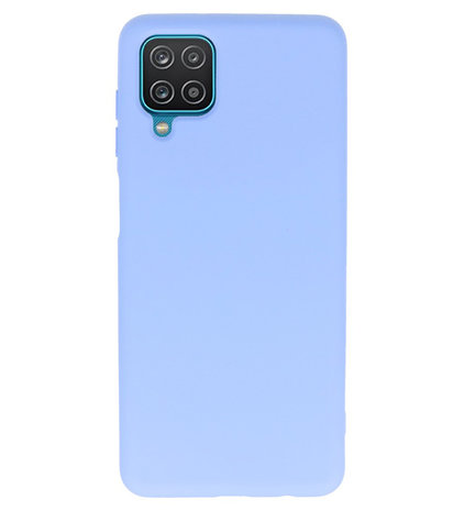 2.0mm Dikke Fashion Backcover Telefoonhoesje voor Samsung Galaxy A12 - Paars