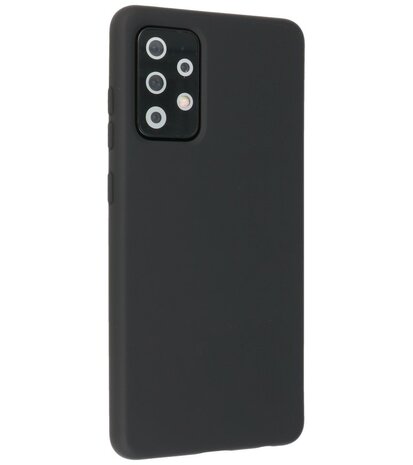 2.0mm Dikke Fashion Backcover Telefoonhoesje voor Samsung Galaxy A72 / A72 5G - Zwart