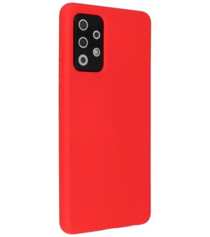2.0mm Dikke Fashion Backcover Telefoonhoesje voor Samsung Galaxy A72 / A72 5G - Rood