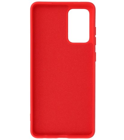 2.0mm Dikke Fashion Backcover Telefoonhoesje voor Samsung Galaxy A72 / A72 5G - Rood