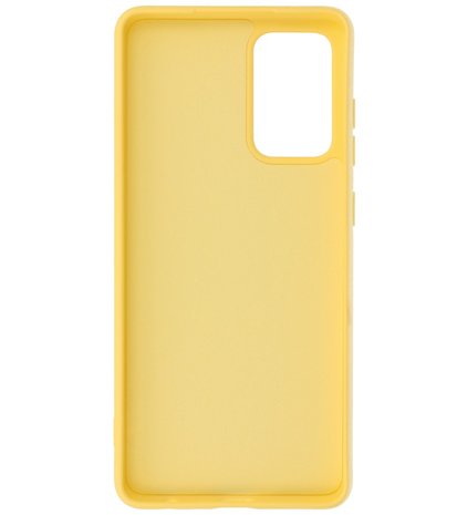 2.0mm Dikke Fashion Backcover Telefoonhoesje voor Samsung Galaxy A72 / A72 5G - Geel