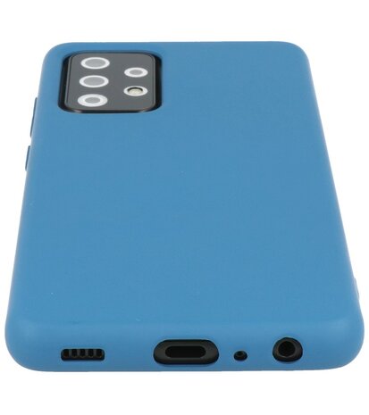 2.0mm Dikke Fashion Backcover Telefoonhoesje voor Samsung Galaxy A72 / A72 5G - Navy