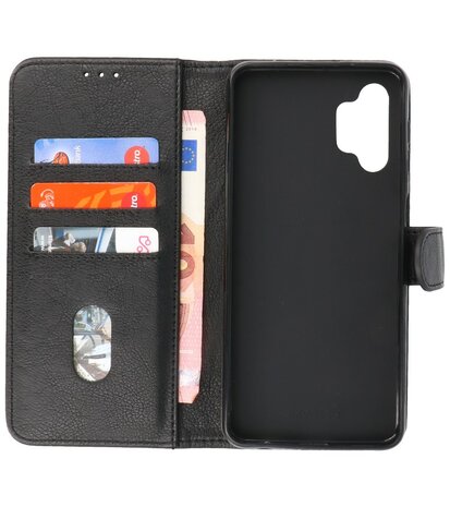 Booktype Wallet Case Telefoonhoesje voor Samsung Galaxy A32 4G - Zwart