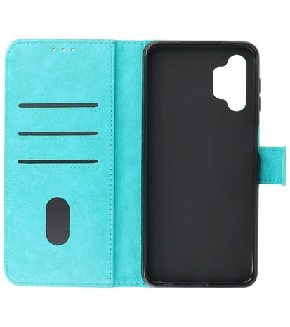 Booktype Wallet Case Telefoonhoesje voor Samsung Galaxy A32 4G - Groen
