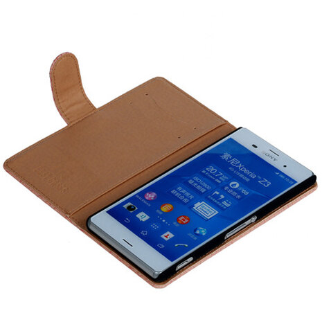 BC Slang Pink Hoesje voor Nokia Lumia 830 Bookcase Wallet Cover