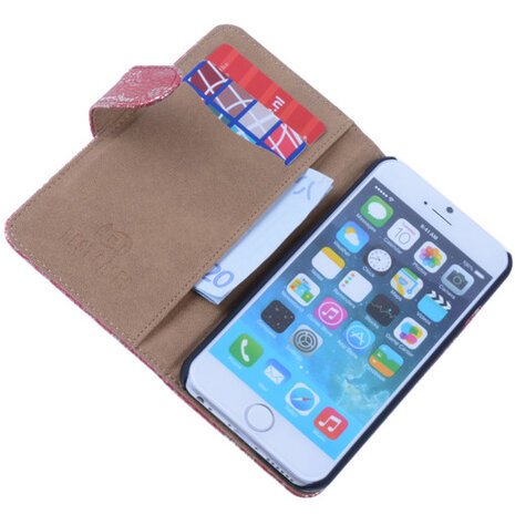 Lace Rood iPhone 6 Book/Wallet Case/Cover