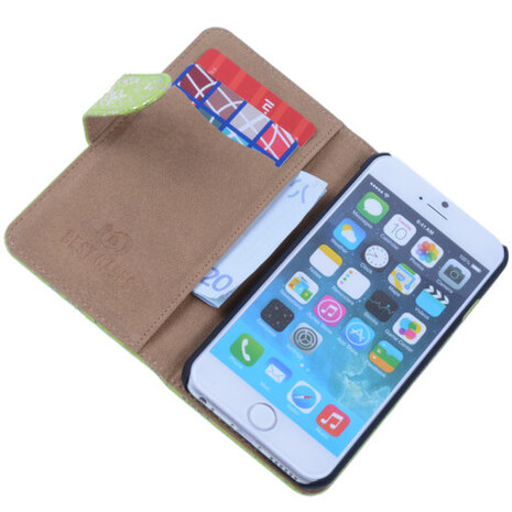Lace Groen iPhone 6 Book/Wallet Case/Cover