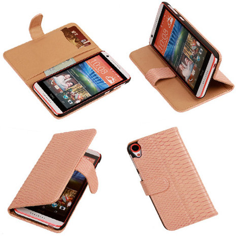Slang Pink HTC Desire 820 Book/Wallet Case Hoesje
