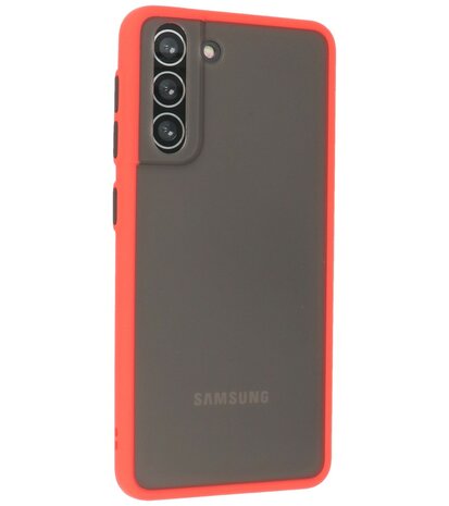 Kleurcombinatie Hard Case voor Samsung Galaxy S21 - Rood