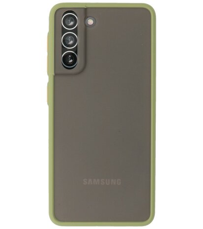 Kleurcombinatie Hard Case voor Samsung Galaxy S21 - Groen