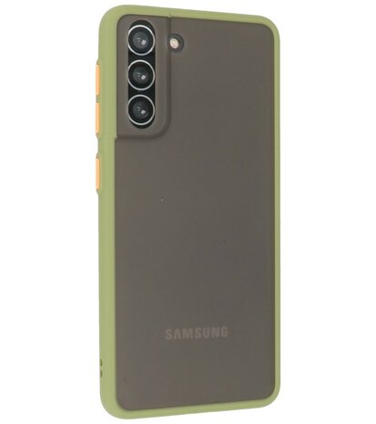 Kleurcombinatie Hard Case voor Samsung Galaxy S21 - Groen