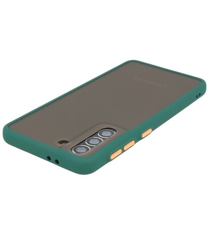 Kleurcombinatie Hard Case voor Samsung Galaxy S21 - Donker Groen